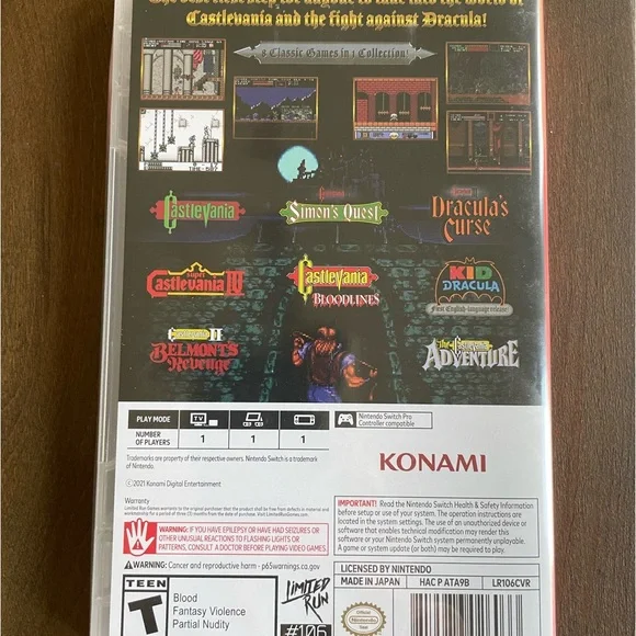 Castlevania Anniversary Collection for Nintendo Switch